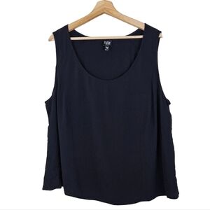 Eileen Fisher Woman Black Tank Top